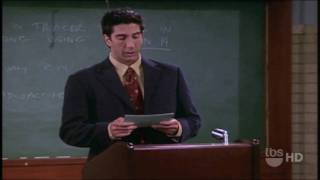 Friends  Ross Teaches with a British Accent Season 6 [upl. by Tamaru756]