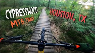 Scenic Flow at Cypresswood Mountain Biking Trails Houston Texas MTB [upl. by Isleana613]