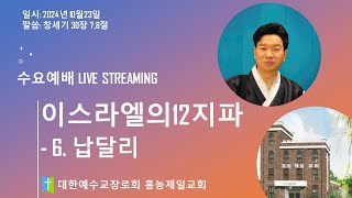 20241023 설교  이스라엘의 12지파  6 납달리  손찬양 담임목사  홍농제일교회 LIVE STREAMIN [upl. by Swayne]