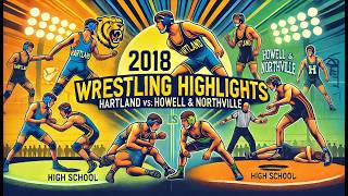 2018 Wrestling Frenzy Hartland vs Howell amp Northville wrestling [upl. by Onitnas]