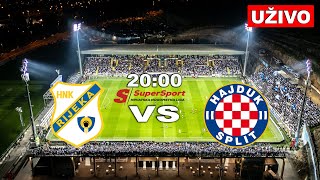 RIJEKA  HAJDUK UŽIVO SuperSport HNL 20242025 rijeka hajduksplit [upl. by Nnaeirual]