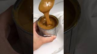 1Ingredient Caramel  Condensed Milk Caramel Hack shorts [upl. by Latoyia]