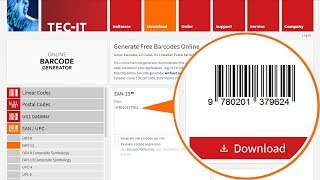 How to Create a Barcode for Free  Online Barcode Generator [upl. by Nimocks]