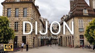 Dijon France Walking Tour 1 4K [upl. by Etnecniv]