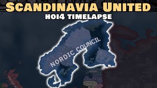 What If Scandinavia United For WW2  HOI4 Timelapse [upl. by Donell582]