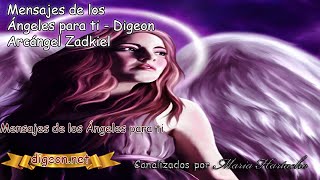 💌 MENSAJES DE LOS ÁNGELES PARA TI  DIGEON 30 de Junio  Arcángel Zadkiel 💌 [upl. by Ceciley]