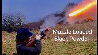 A Days Beating At A Shoot In Suffolk  Muzzle Loading Black Powder [upl. by Elrahc]