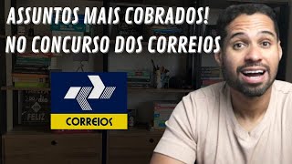 MATÉRIAS E ASSUNTOS MAIS COBRADOS NO CONCURSO PÚBLICO DOS CORREIOS [upl. by Shirlene498]