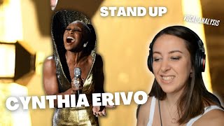 CYNTHIA ERIVO Stand Up Oscars 2020  Vocal Coach Reacts  analysis  Jennifer Glatzhofer [upl. by Awram]