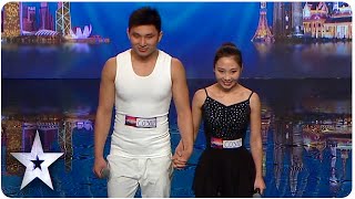 Gao and Liu’s Golden Buzzer Acrobatic Ballet  Asia’s Got Talent 2015 Ep 2 [upl. by Brod]