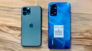 Xiaomi Redmi Note 11 Pro  5G vs iPhone 11 Pro [upl. by Nosilla]