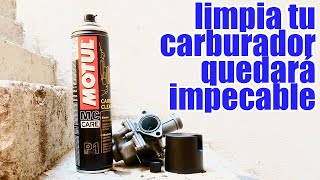 limpia tu carburador como un profesional carbuclean MOTUL [upl. by Gisele]