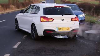 BMW M140I W M PERFORMANCE EXHAUST  REVS AND DRIVE BYS [upl. by Hildegarde]