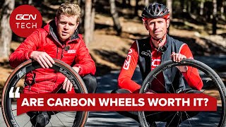 EntryLevel Carbon Wheels Vs HighEnd Aluminium Wheels  GCN Tech Clinic [upl. by Ygief714]