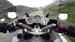 Yamaha FJR1300 Geiranger to Dalsnibba gate Norway [upl. by Enelav428]