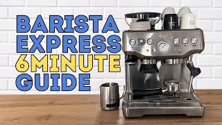 Beginners Guide on How To Use the Breville Barista Express Espresso Machine [upl. by Tyre]