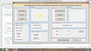 EncodingDecoding Using EZW Algorithm  Image Encoding Using Embedded Zerotress Wavelet Matlab Code [upl. by Nnaycnan]