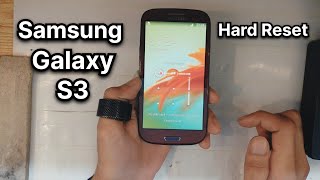 Samsung Galaxy S3 Hard Reset Pattern Password Pin Unlock Easy Method [upl. by Lynette854]