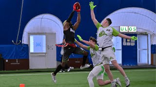 Turkey Bowl 2024  Euro Balllers vs Wall River Alligators  Finland Flag Football [upl. by Loginov]