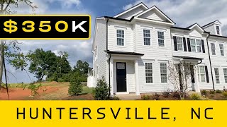 Huntersville NC Townhome Tour The Imperial at Edgewood Preserve by Brookline Homes [upl. by Elrebmik316]