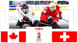 Canada vs Switzerland HIGHLIGHTS  2024 Mens World Hockey Championships [upl. by Alletniuq]