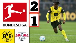 Borussia Dortmund Vs RB Leipzig 21 All Goals Highlight Today Match 2024 [upl. by Yaffit]