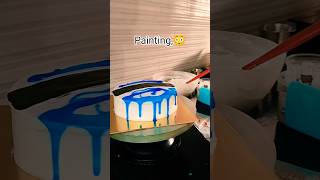 Simple cake decoration ideas cake shortsfeed cakedesign cakeart food cakeintelugu viralvideo [upl. by Ajani405]