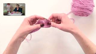 Knitting Help  Correcting a Dropped Stitch [upl. by Ileak]