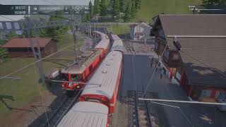 Train Sim World 5 Arosa southbound part 2 [upl. by Malachy475]