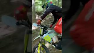 2024 Husqvarna TX300 TBI slow trail 2stroke dirtbike riding husqvarna trail [upl. by Azile]