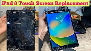 How To iPad Touch Screen Replacement ipad appleiphone repair [upl. by Oiramad]