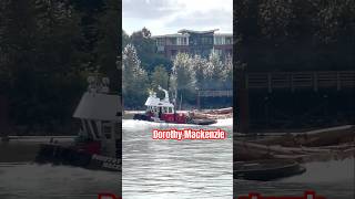 Tugboat Dorothy Mackenzie on the Fraser River [upl. by Ikik]