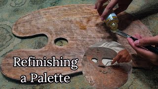 How I Prepare a Palette for Oil Painting [upl. by Evonne]