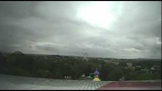 Le Comet Space Roller Coaster Front Seat POV Walygator Parc France [upl. by Potts]