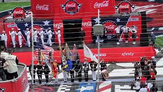 Amazing Grace amp National Anthem Prior to 2023 CocaCola 600 from the stands [upl. by Anait772]