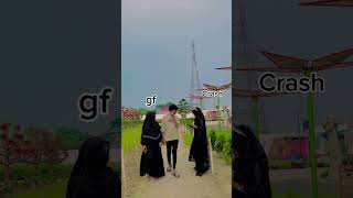 ক্রাশ আমাকে জুতা দিয়ে মারলো 😂funny trending shorts [upl. by Noit]