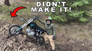 Climbing STEEP Hills  Pit Bike Adventures [upl. by Boser547]