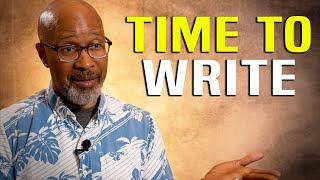 Pro Writers Advice On Making Time To Write  Steve Harper [upl. by Aihsatal]