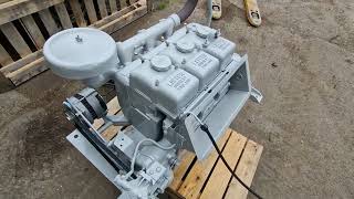 Lister SR3 Three Cylinder Diesel Marine Engine [upl. by Etienne]