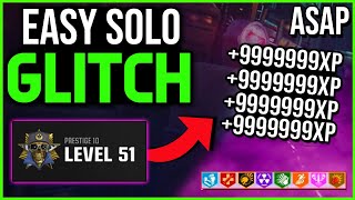 NEW SOLO UNLIMITED XP GLITCH  CAMO GLITCH EASY FAST BO6 ULTIMATE WEAPON XP DO ASAP ZOMBIES GLITCH [upl. by Oigroeg]