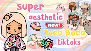 🩰10 minutes of Aesthetic Toca Boca routines roleplay cooking etc Toca Boca [upl. by Inamik]