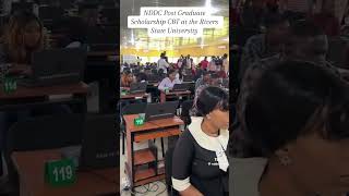 NDDC Foreign Post Graduate Scholarship Computer Based Test at Rivers State University [upl. by Jojo]