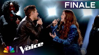 Mara Justine and Niall Horan Perform quotWasted Timequot by the Eagles  The Voice Live Finale  NBC [upl. by Manville]