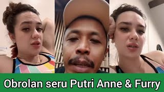 Putri Anne amp Ibrahim speak english [upl. by Relyks804]