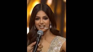 Harnaaz Sandhu Miss Universe 2021 beautyqueen hbeauty hoahau missuniverse big6 shorts miss [upl. by Alolomo]