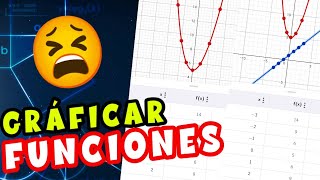 COMO USAR GEOGEBRA PARA GRÁFICAR FUNCIONES LINEALES Y CUADRÁTICAS [upl. by Etteb]