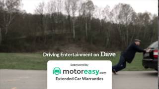 Driving Entertainment on Dave  MotorEasy Extended Car Warranties Ident Car Push [upl. by Zenia]