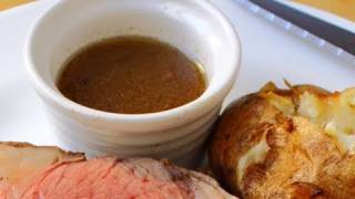 Beef Au Jus Recipe  Au Jus for Prime Rib of Beef  How to Make Au Ju Sauce [upl. by Ikiv]