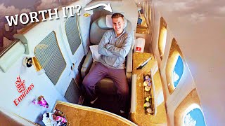 The Full Emirates First Class Experience 777300ER [upl. by Meingolda381]