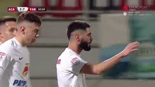 GOOOL Academica Clinceni  Farul Constanța 27 Jefte a reușit dubla în acest meci nebun [upl. by Mossolb]